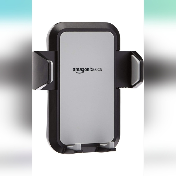 **Amazon Basics Universal Smartphone Holder for Car Air Vent - Picture 1 of 9